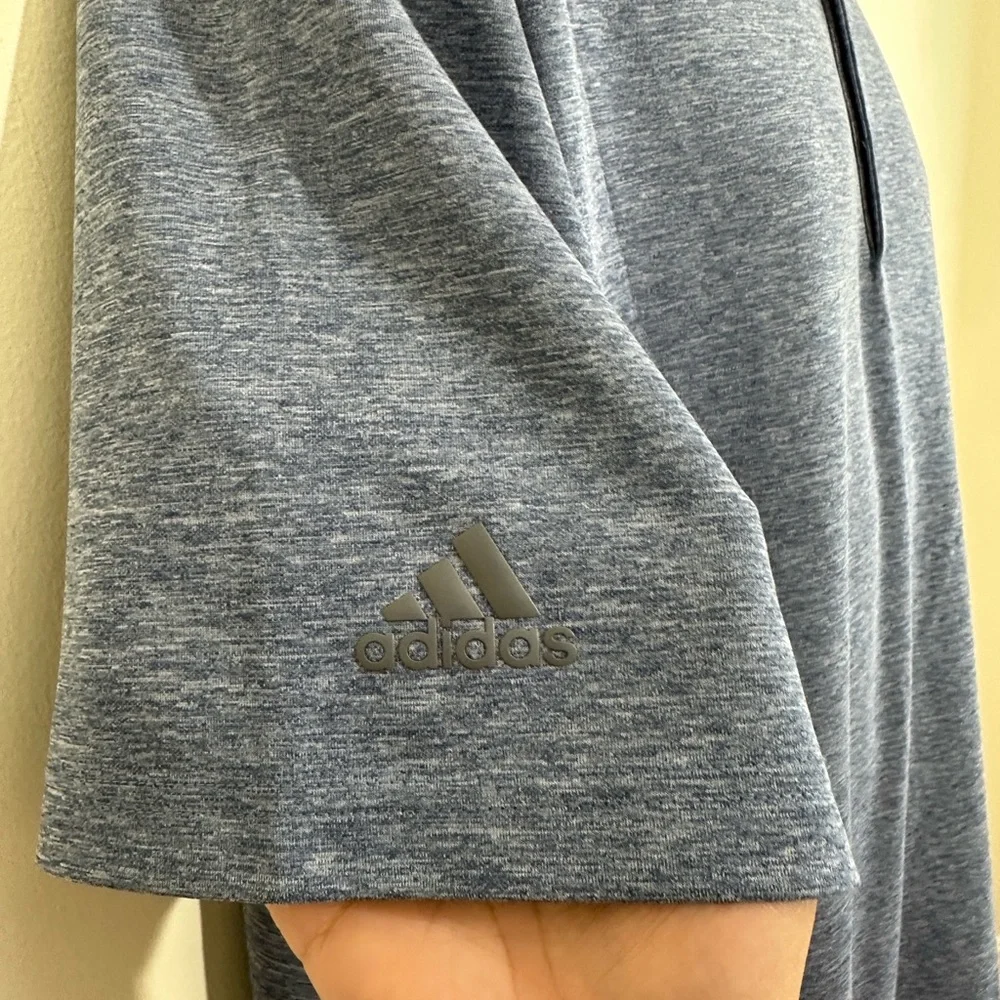 adidas || Men’s Heathered Blue Polo Shirt Sz 2 xl